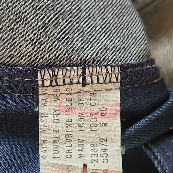 NWT VINTAGE DEADSTOCK PLAID POCKET JEANS - Picture 6 of 9